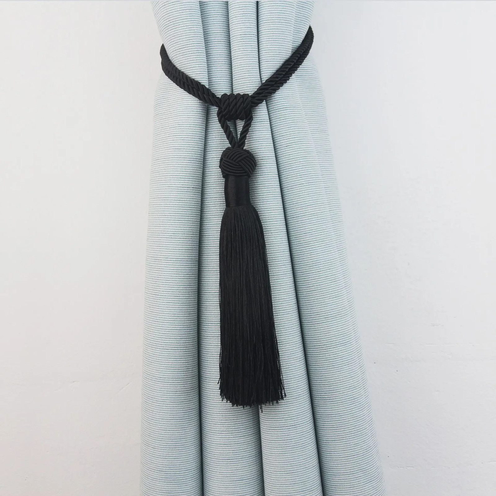 2pcs Decorative Tassel Curtain Ropes Adjustable Modern Elegant Thickened Polyest