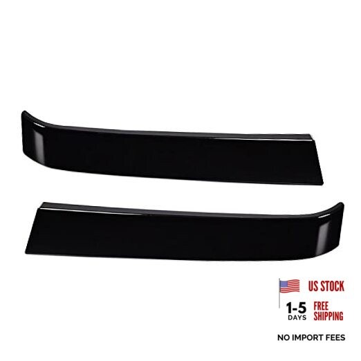 PIT66 Grille Trims Set, Compatible with 2003 2003-2007 Chevy Silverado(Black)