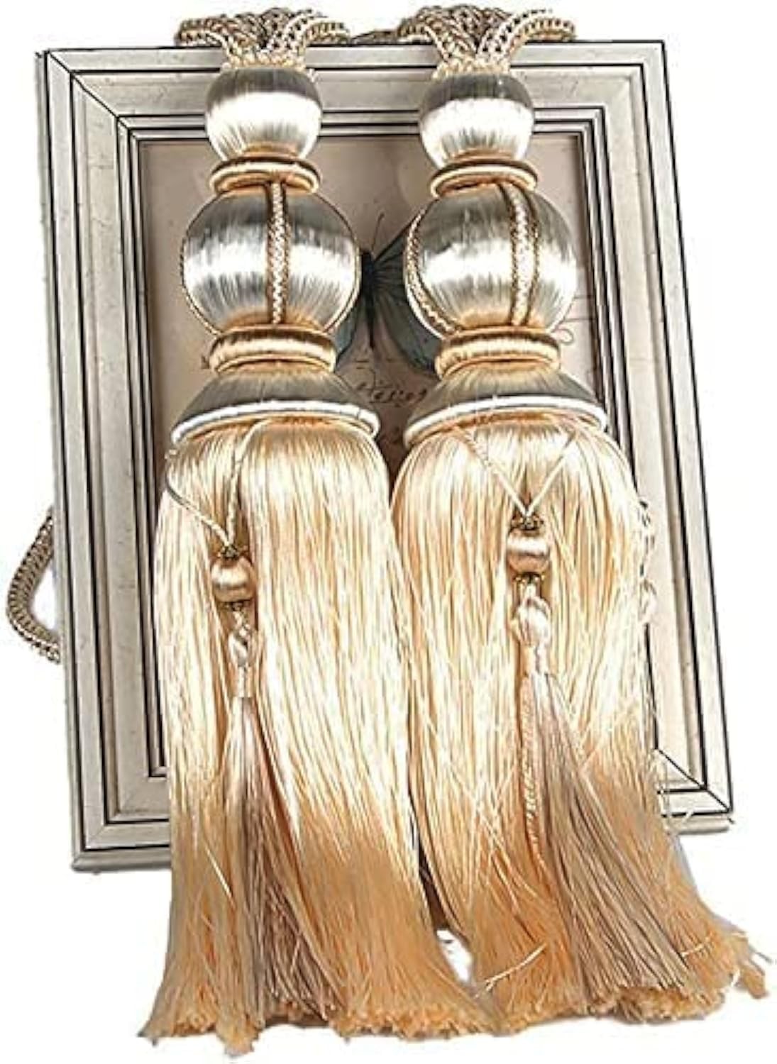 Paired Lantern Single Hanging Tassels Curtains Buckle Sling Binding Lantern T…