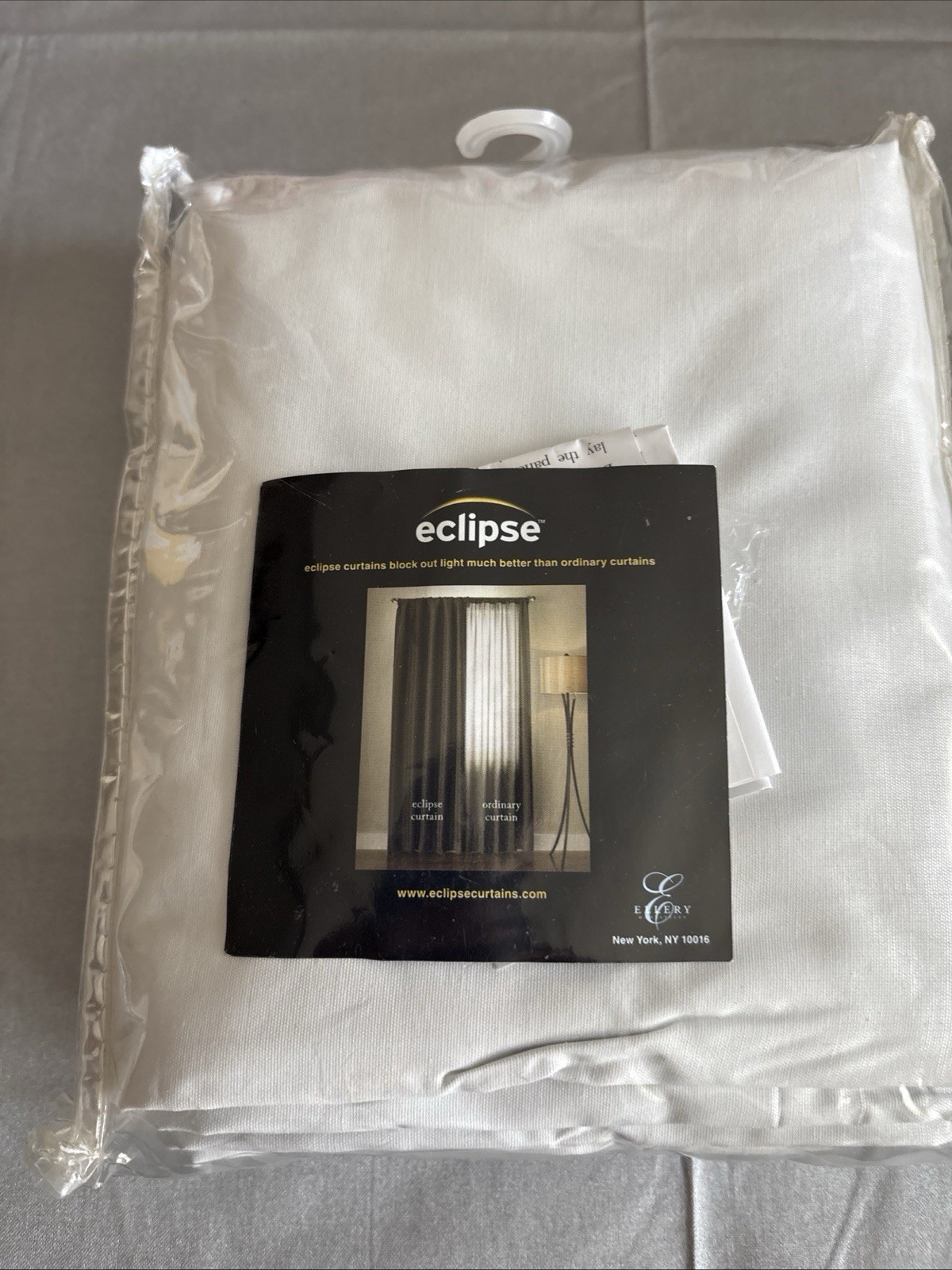 Eclipse Blackout Liner 2 Panels 27”X58” New These Hook On To The Back Of Curtain