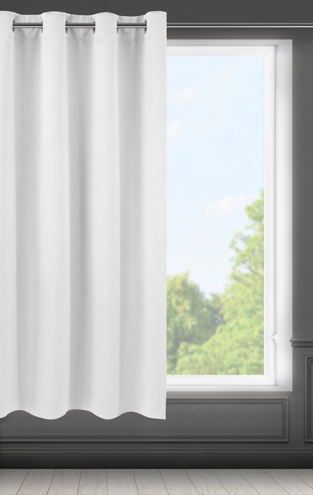 Blackout Curtain Drapes Curling Ribbon Eyelet Curtain Bedroom BLACKOUT