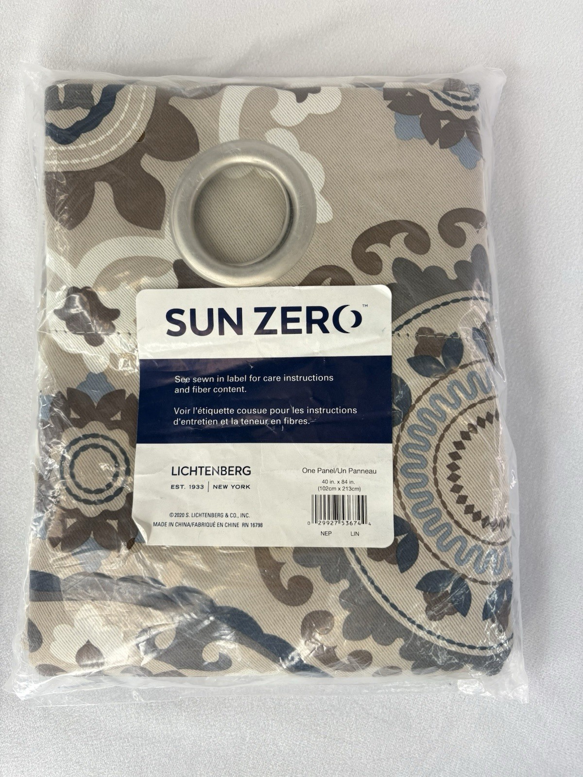 Nepal Global Print Blackout Grommet Curtain Panel – Sun Zero