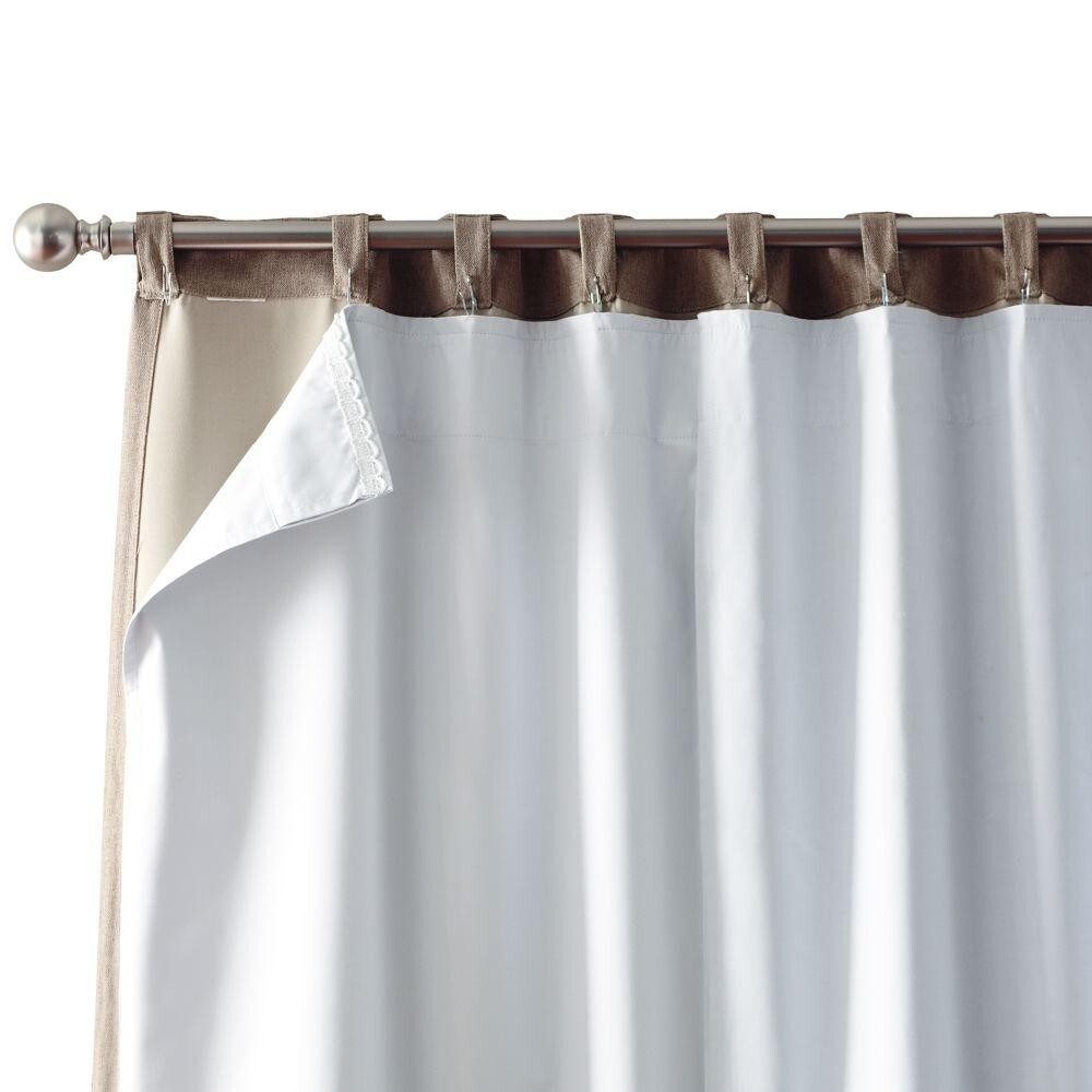 Drapery Panels | Home Decorators | Color: White Blackout Liner | 27″ x 80″ | New