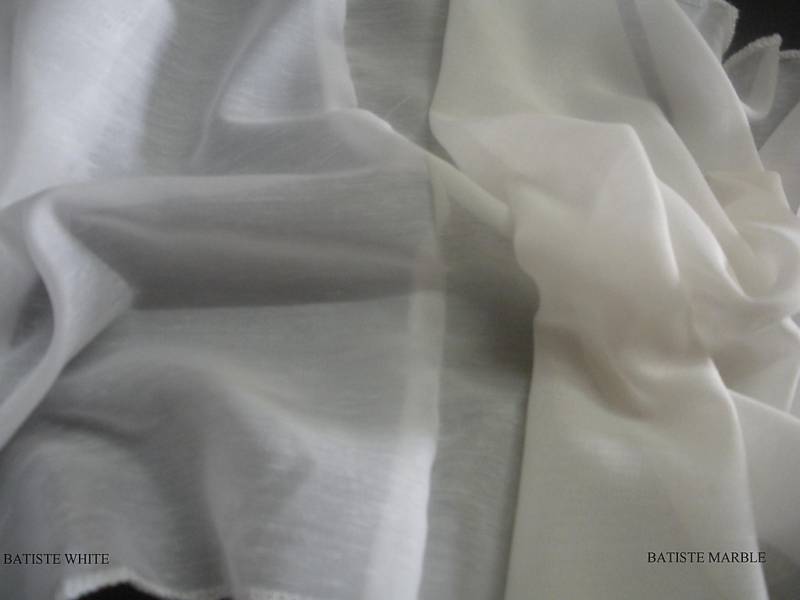 118″ Drapery Sheer Fabric Royal Batiste, by Hanes,