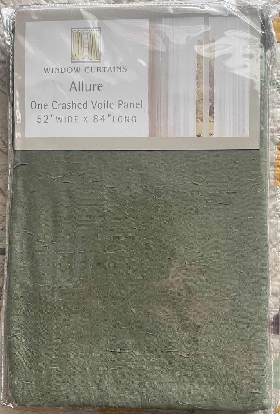 WINDOW CURTAINS ALLURE VOILE PANEL VOILE SCARF