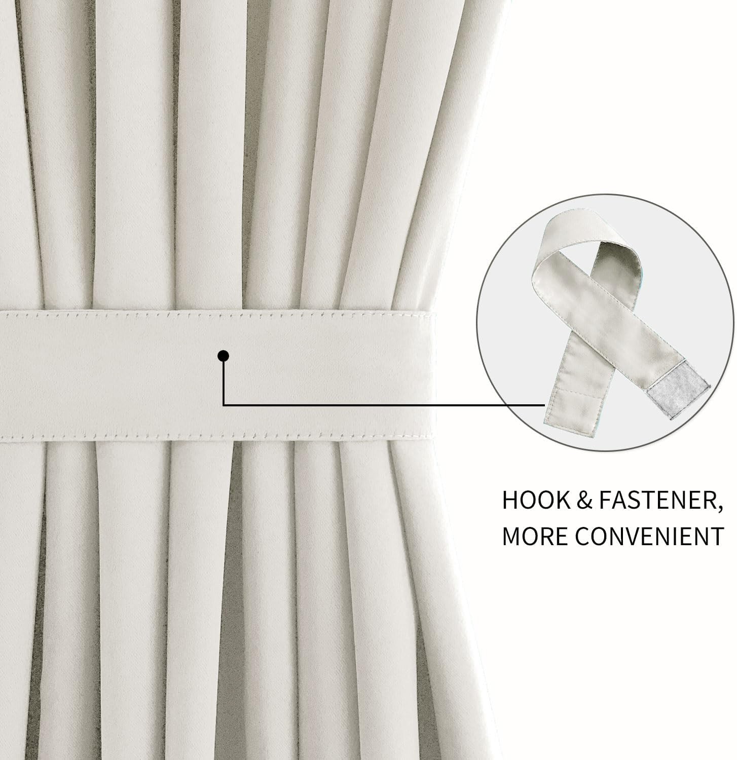 French Door Curtains – Rod Pocket Thermal Blackout Curtain for Doors with Glass