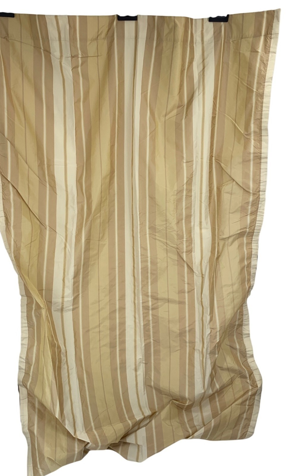 VTG 90’s Worldwide Drapery Stripe Satin Polyester 54 x 95 Drape (2) Panels