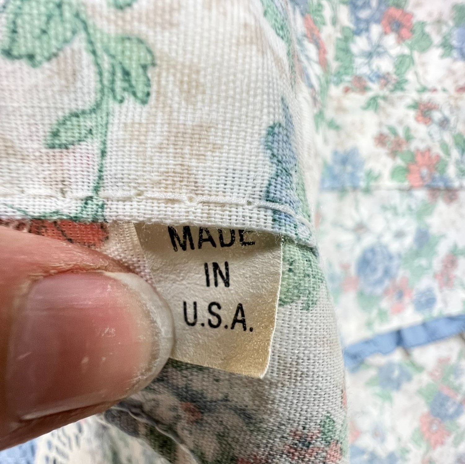 Vintage Country Floral Curtains Valance Tiers Blue Cottagecore Ruffle Lot of 8