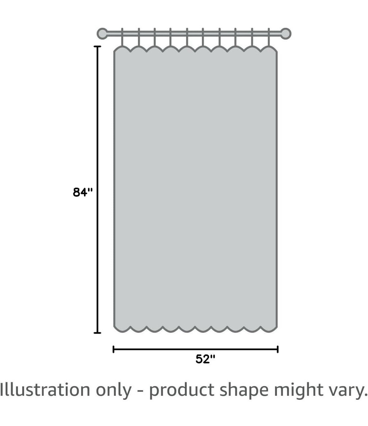 RYB Home Set of 2 Soundproof/Blackout/Insulated Curtain Panels 52”x 84” – White