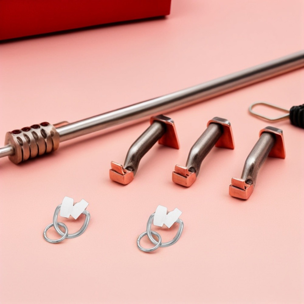 50 Pcs Curtain Roller Accessories Track Rollers with Hooks Gliders