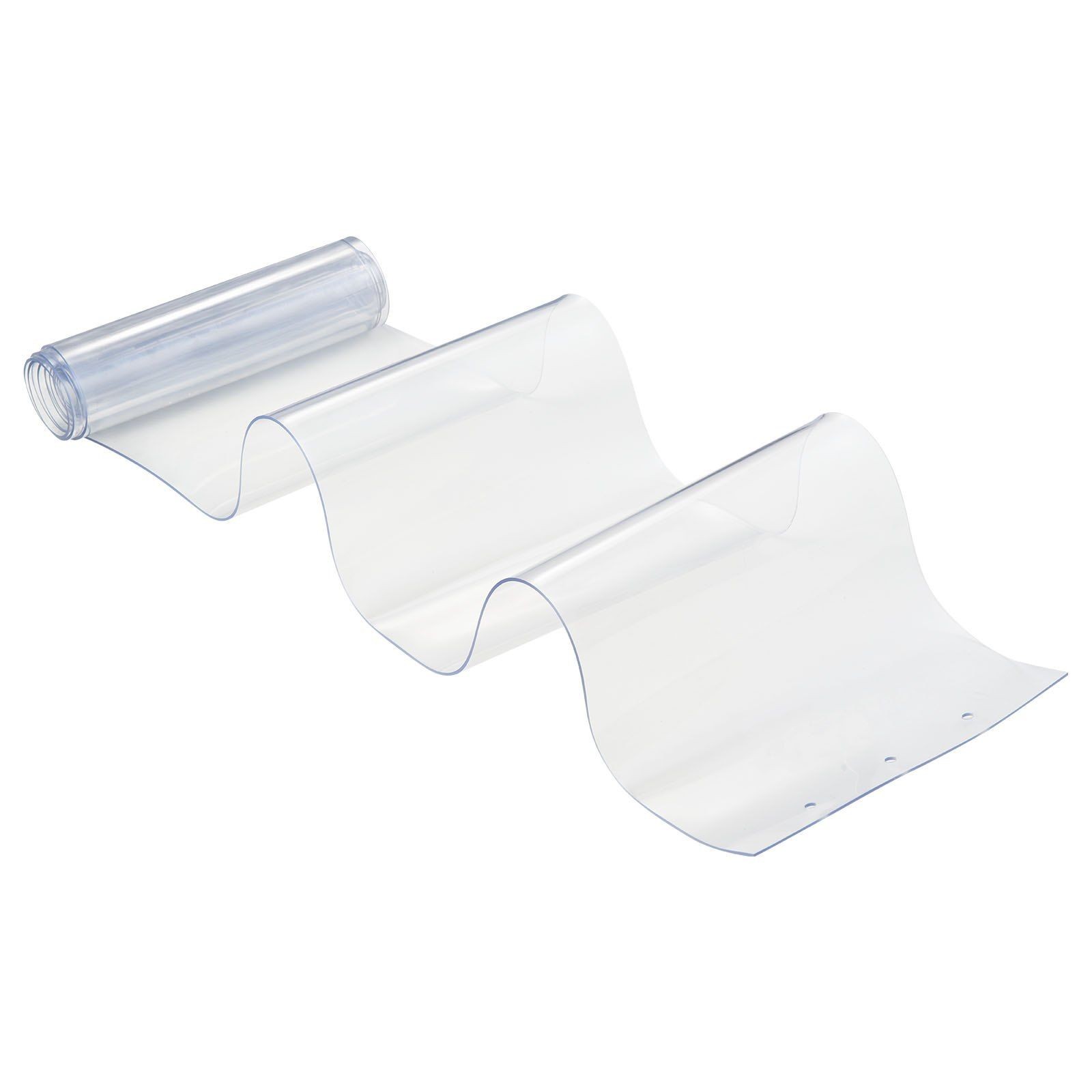 84x36x0.08in 6PCS Clear PVC Strip Curtain & Thermal Insulating Plastic Door