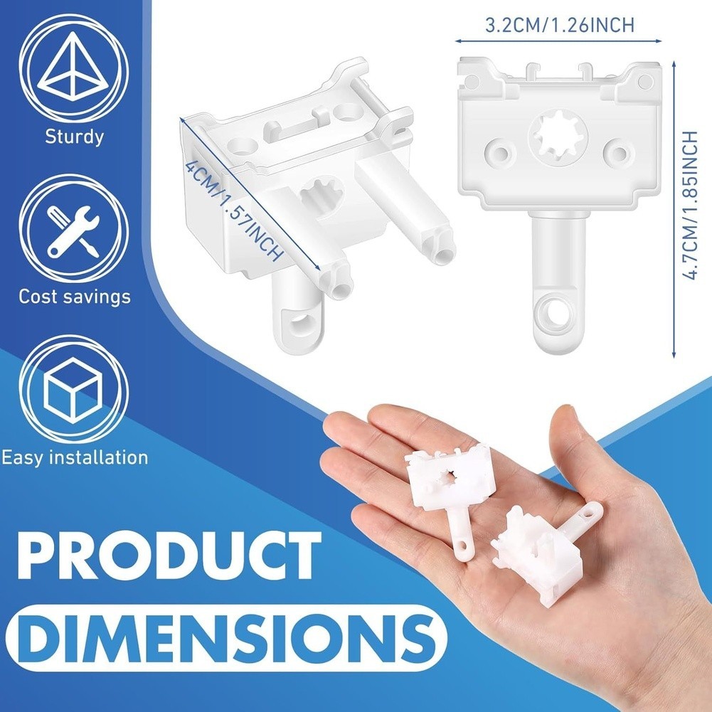 4 Pcs Vertical Blind Tilt Wand Set for Reliable For Window Blind Function