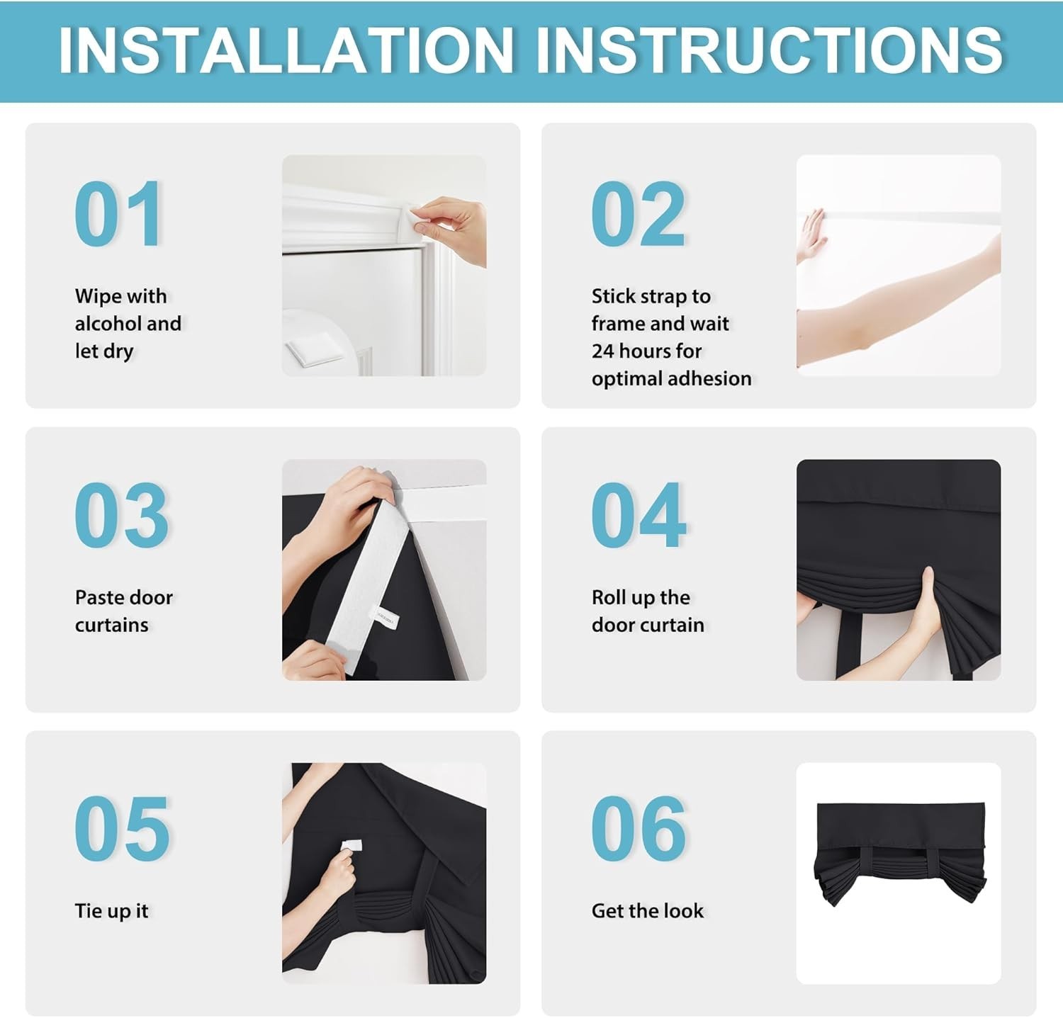 Versatile Blackout Window Shades for French Doors – Easy Self-Installation