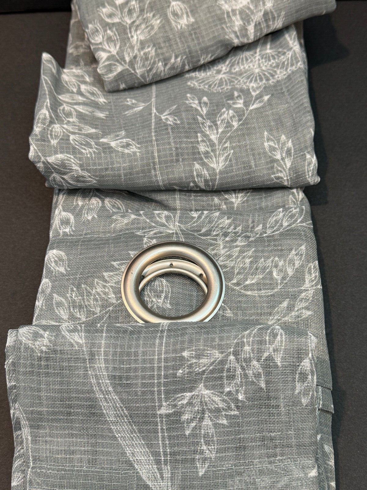 Style Selections Panel # 0005554 Blanchard Mineral Blue Floral 52 x 84″ Filters