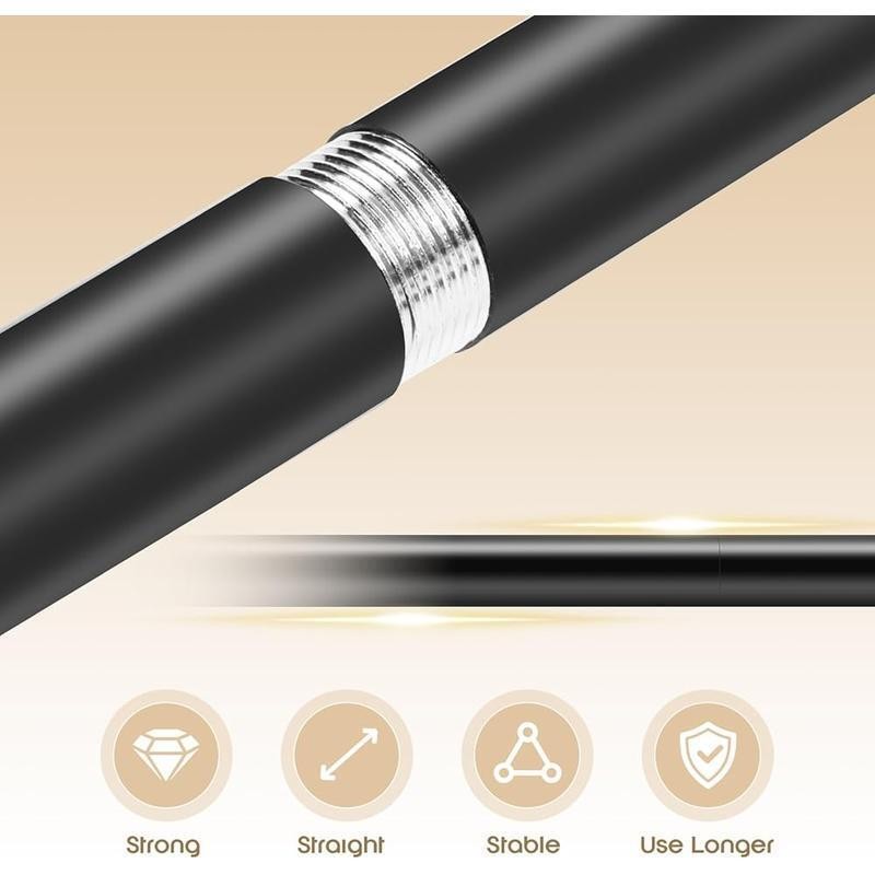 Heavy Duty Adjustable Curtain Rods Windows 32 to 240 Inches Sturdy Drapery Rods