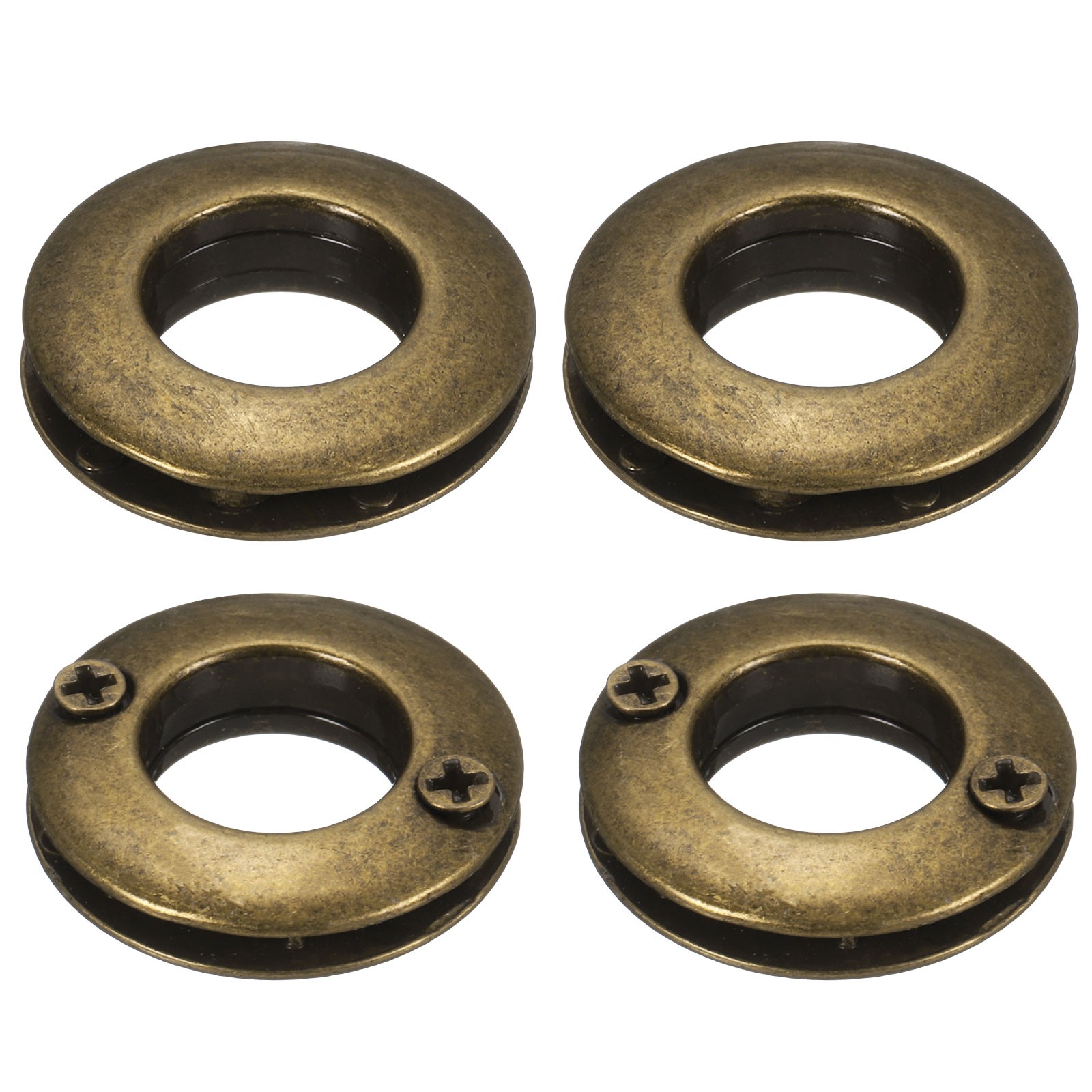 4Pcs Zinc Alloy Curtain Screw Grommets 1/2″(13.8Mm) Bronze
