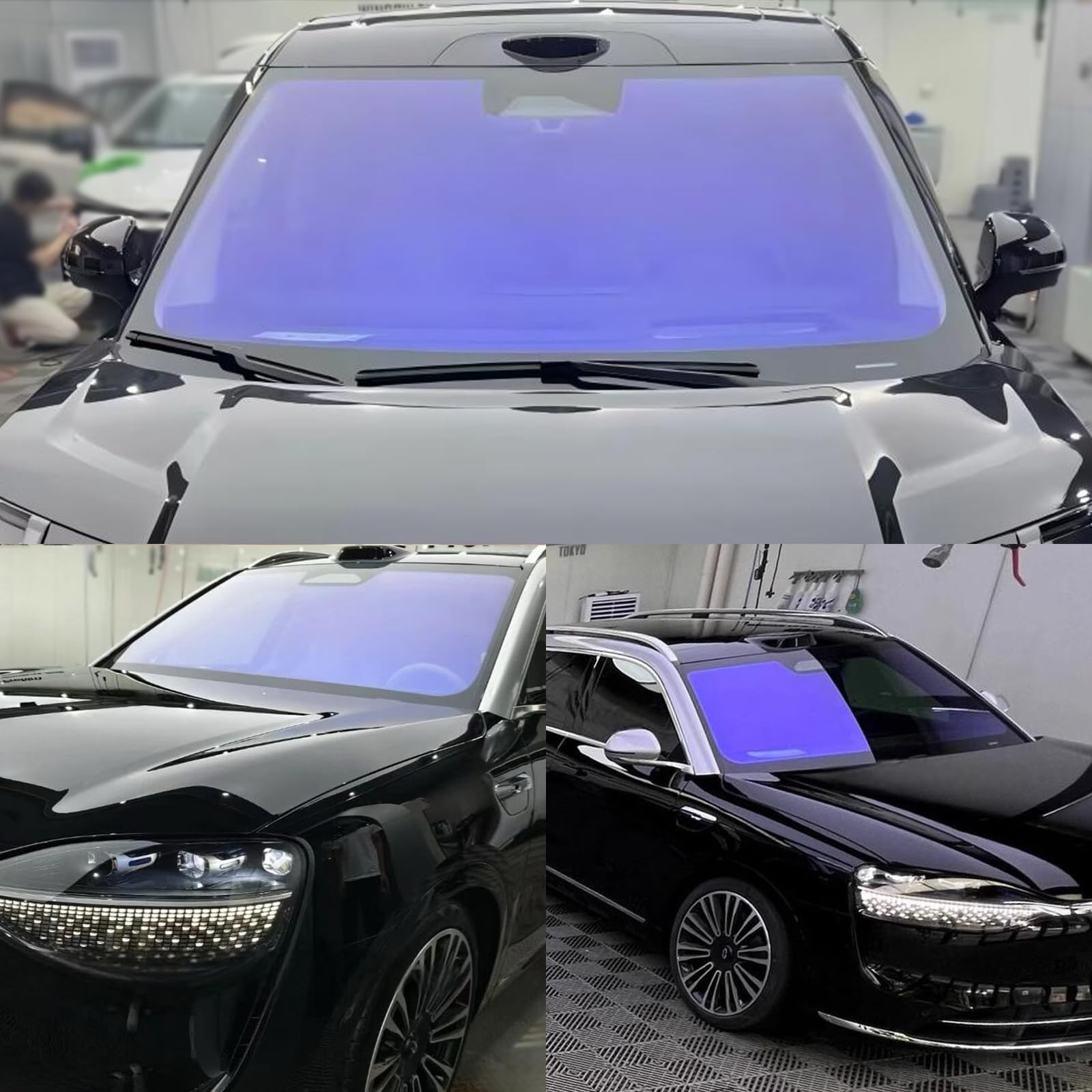 Window Tint Film for Cars, Chameleon Purple Car Window Tints，73.8% VLT Interi…
