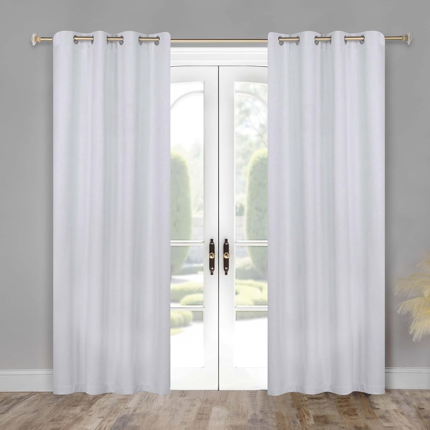 Platinum 100% Blackout Curtains – Thermal Insulated – 52″x96″ – Set of 2 Panels