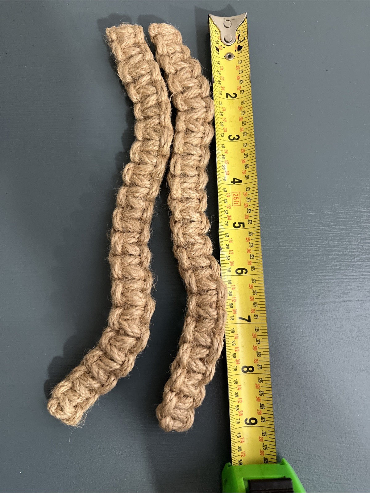 Curtain Tiebacks Twists Jute Rope Holder Clips 2 In Set Beige Adjustable
