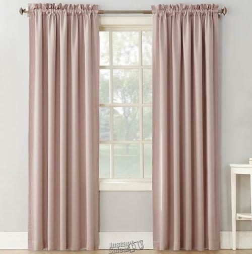 Sun Zero Madison Panel Pairs Blush Light Pink Color 54″Wx84″L