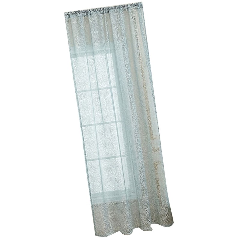 Easy Caring Polyester Sheer Curtain Any Season Rod Pocket Designs For Privacy