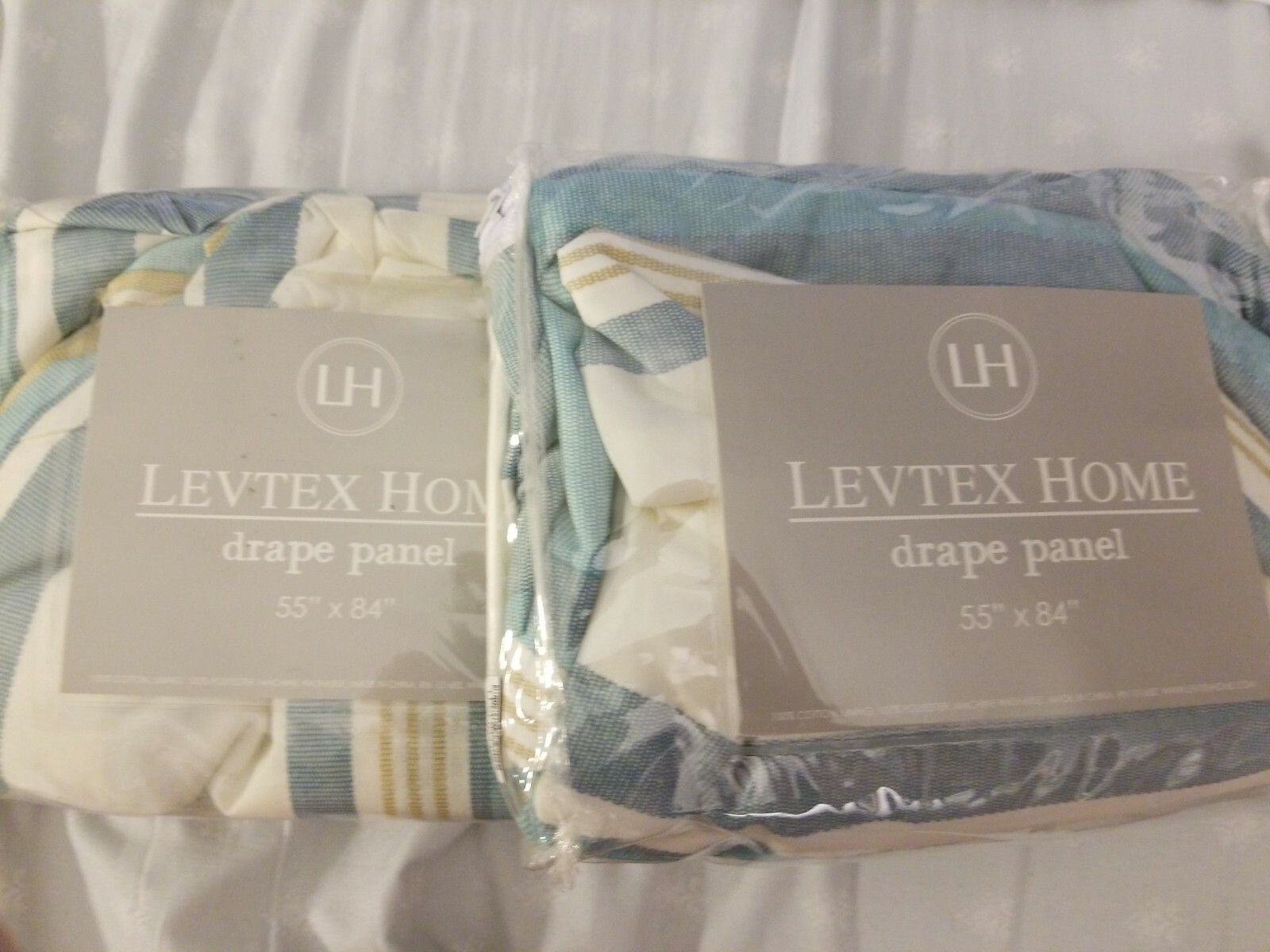 Levtex Home Maui Curtain Panels 55×84 Multicolor Floral Window Drapes Pair
