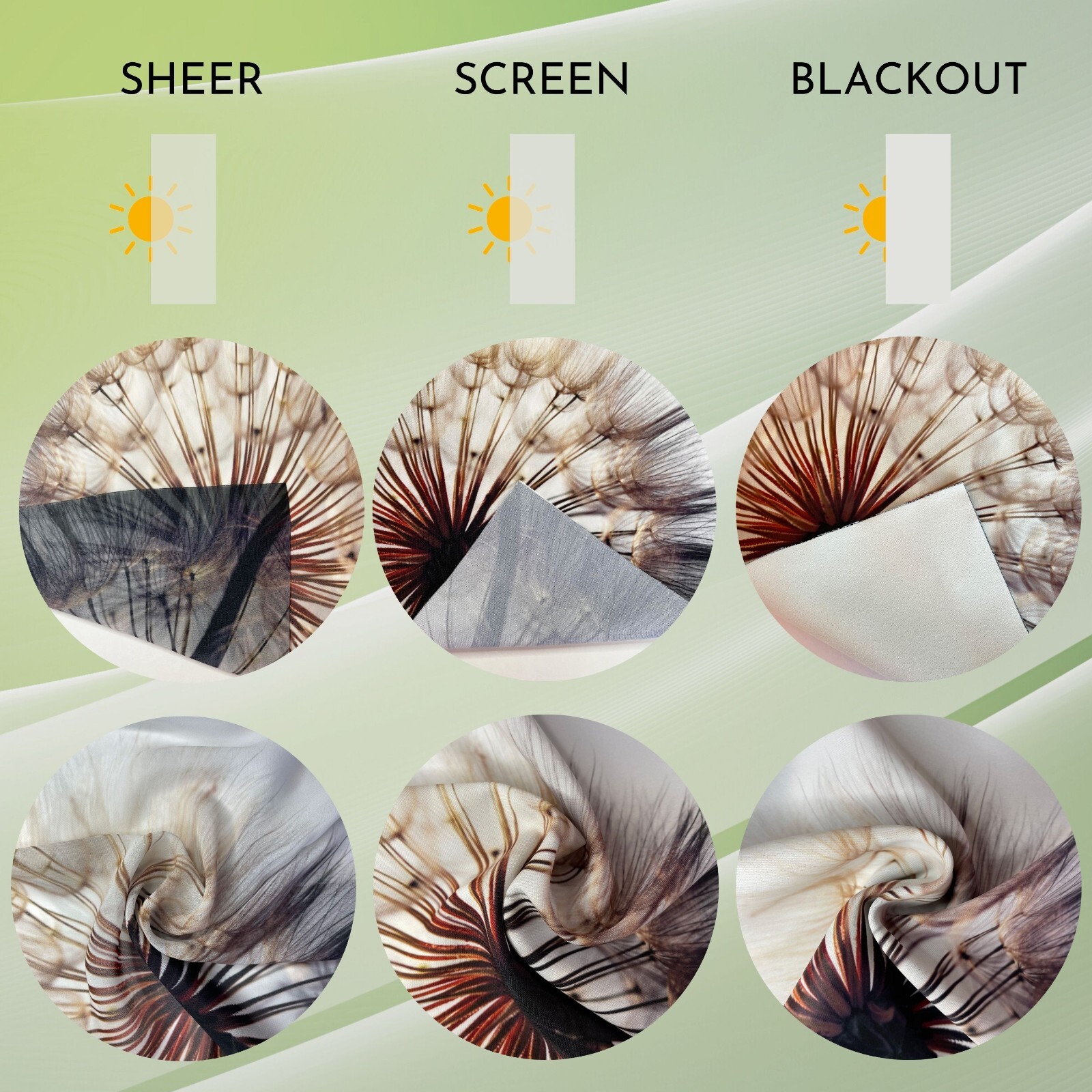 3D Photo Curtain Abstract Sea and Beach Made to Measure