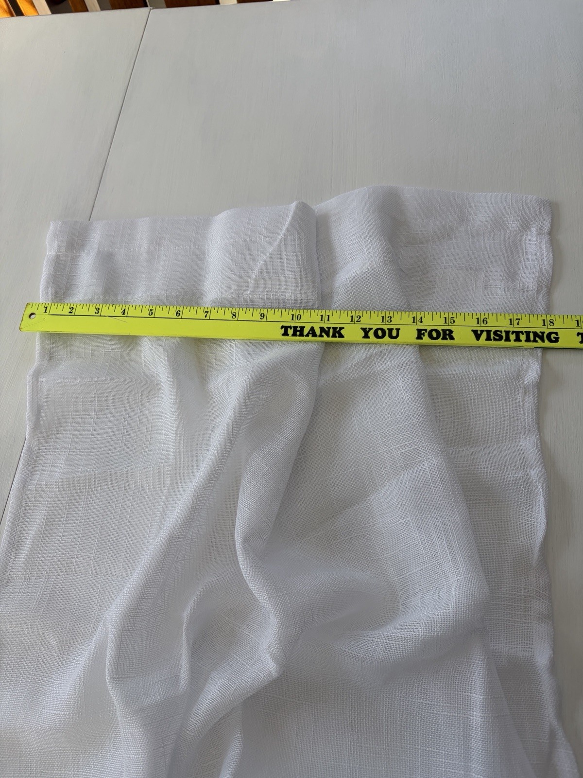 3pc Kitchen Curtain Set 2 Tiers & 1 Valance Top 54”W x 15”H & Bottom 54”W x 36”H