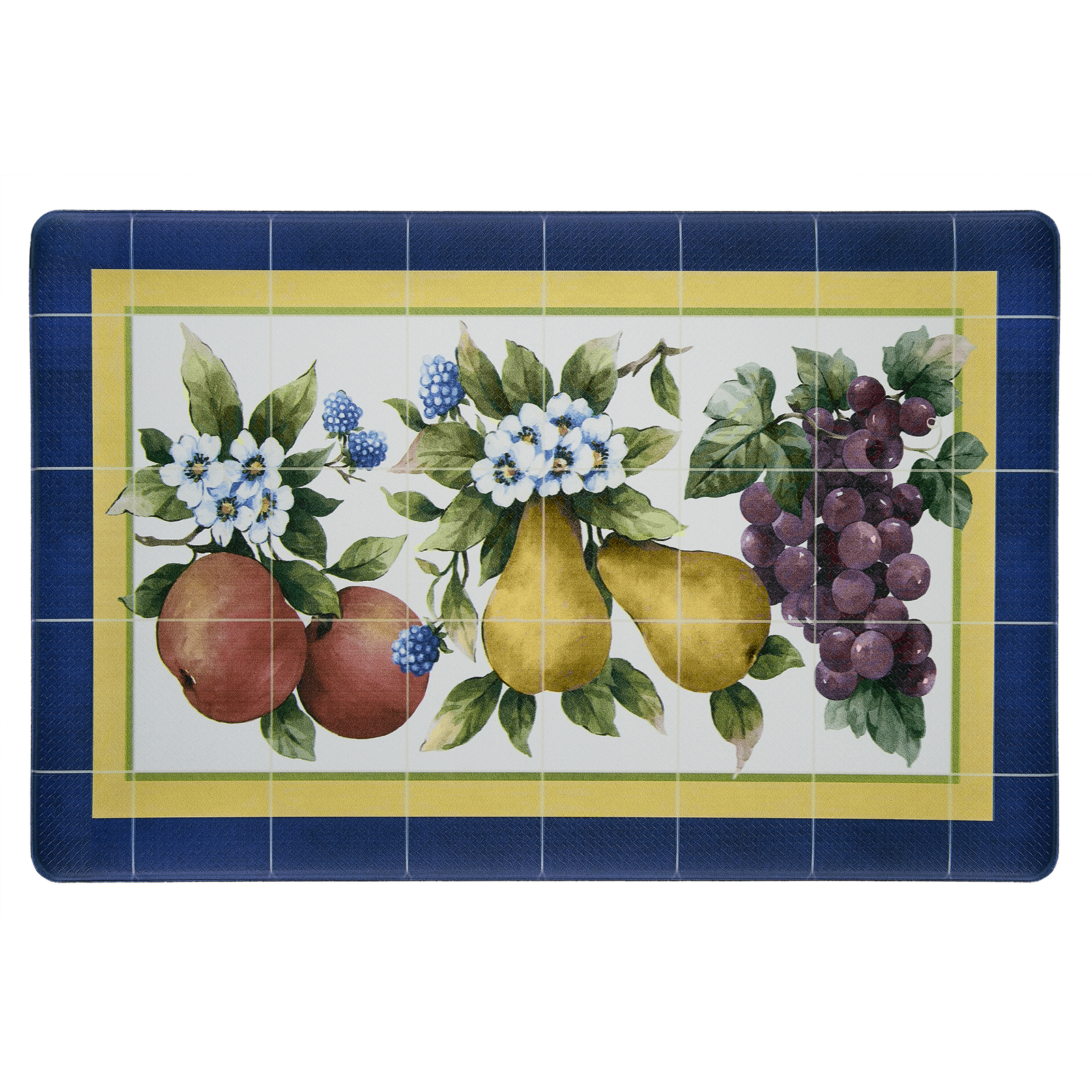 Printed Anti Fatigue Mat, Non Slip Textured Comfort Standing Floor Mats for