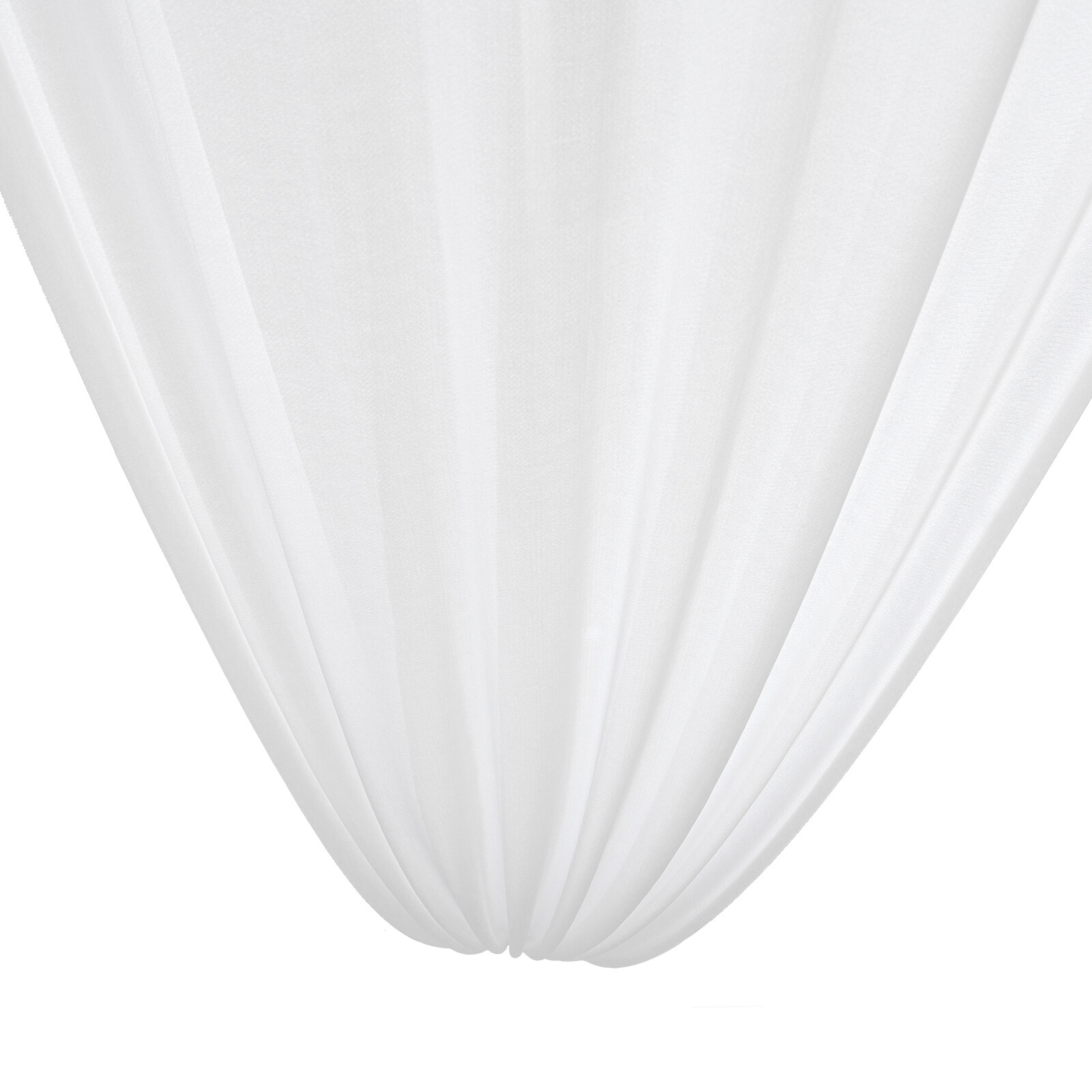 6pcs Weddings Ceiling Drapes Curtains Sheer Voile Backdrop Draping Decor White