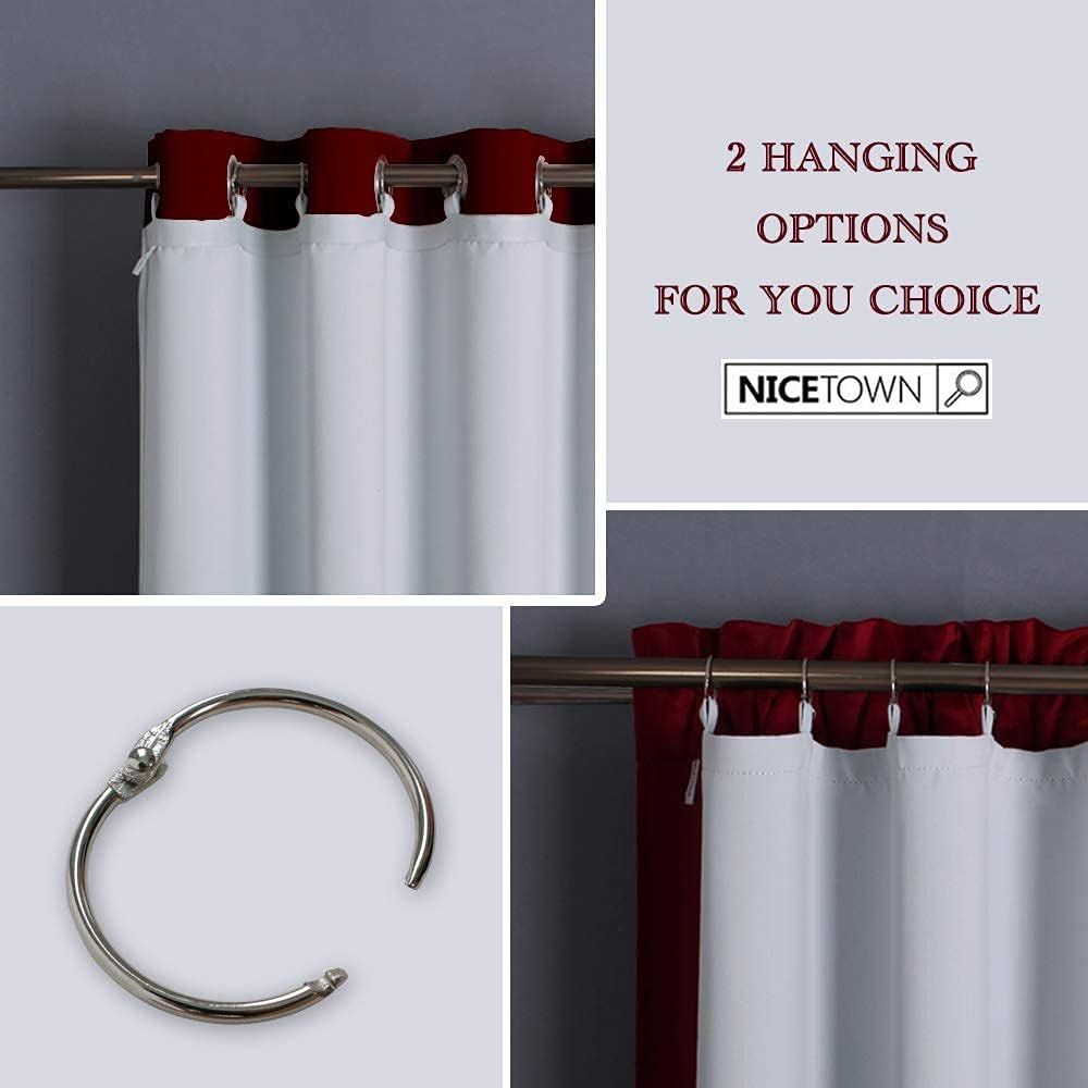 Blackout Curtain Liners for Sheer Curtains, Cold Heat Light Noise Blocking Liner