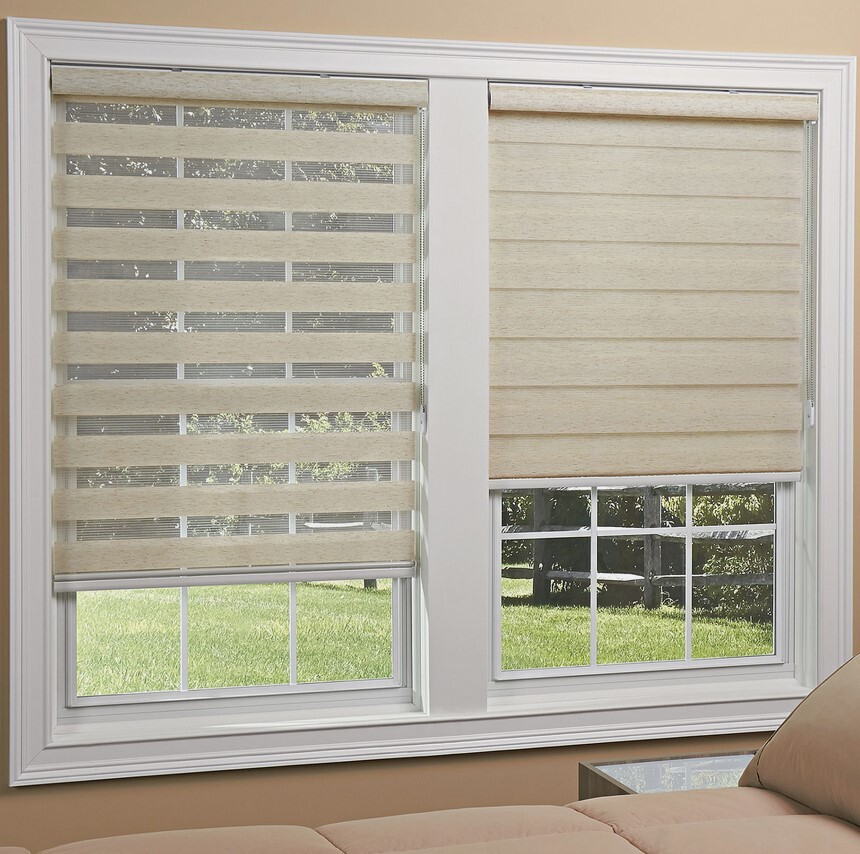 Light Filtering Sheer Roller Shades – 2 Colors