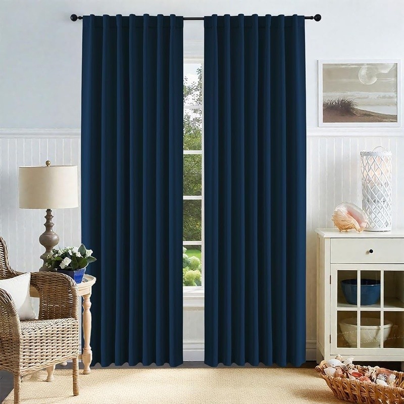 Blackout Curtains Thermal Insulated Noise Reduction Drapes Window Treatment New