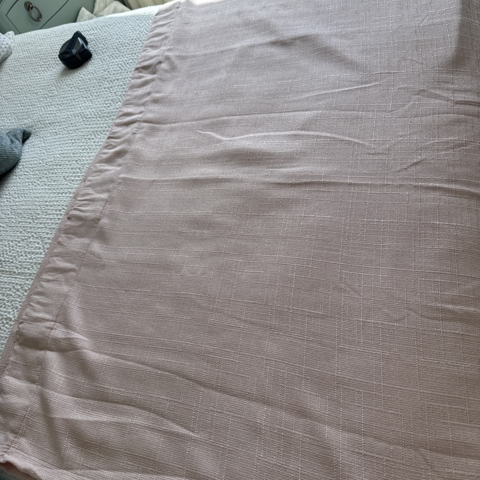 8 Ralph Lauren Linen Curtains Panels Drapes 54” x 96“ Pink Peachy.