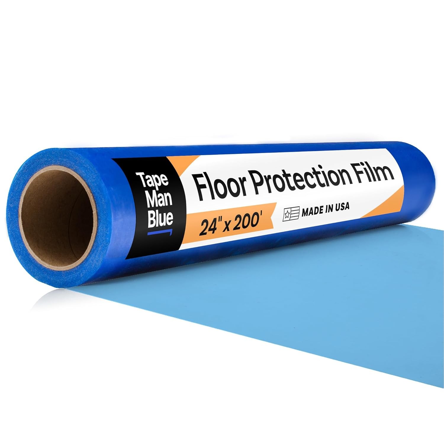Blue Self Adhesive Floor Protection Film USA Made 24″ x 200′ Roll