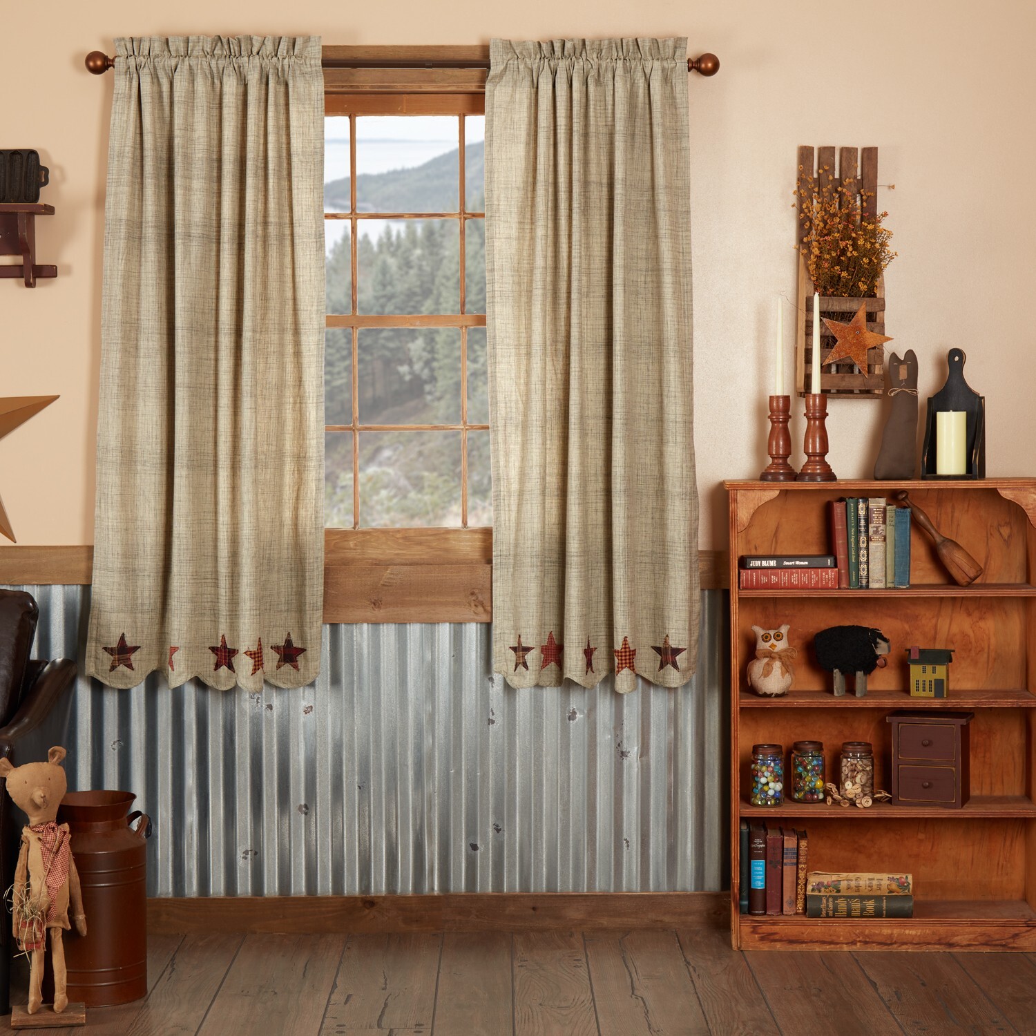 Abilene Star Short Panel Set of 2 63×36