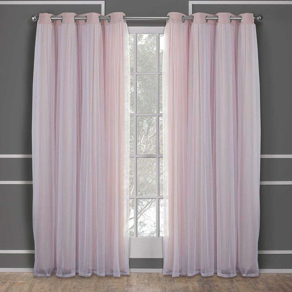 Indoor Curtains with Blackout and Sheer Layers for Privacy and Light Control …