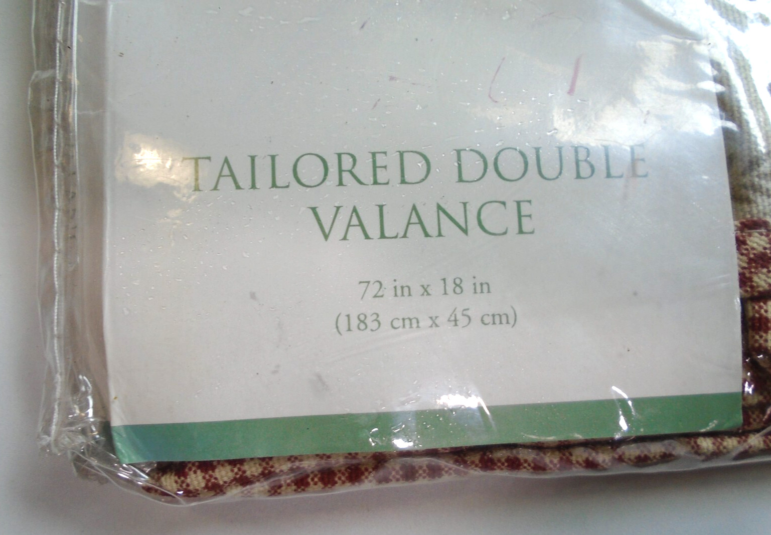 NEW Vintage Waverly Garden Room Floral Rose Tailored Double Valance
