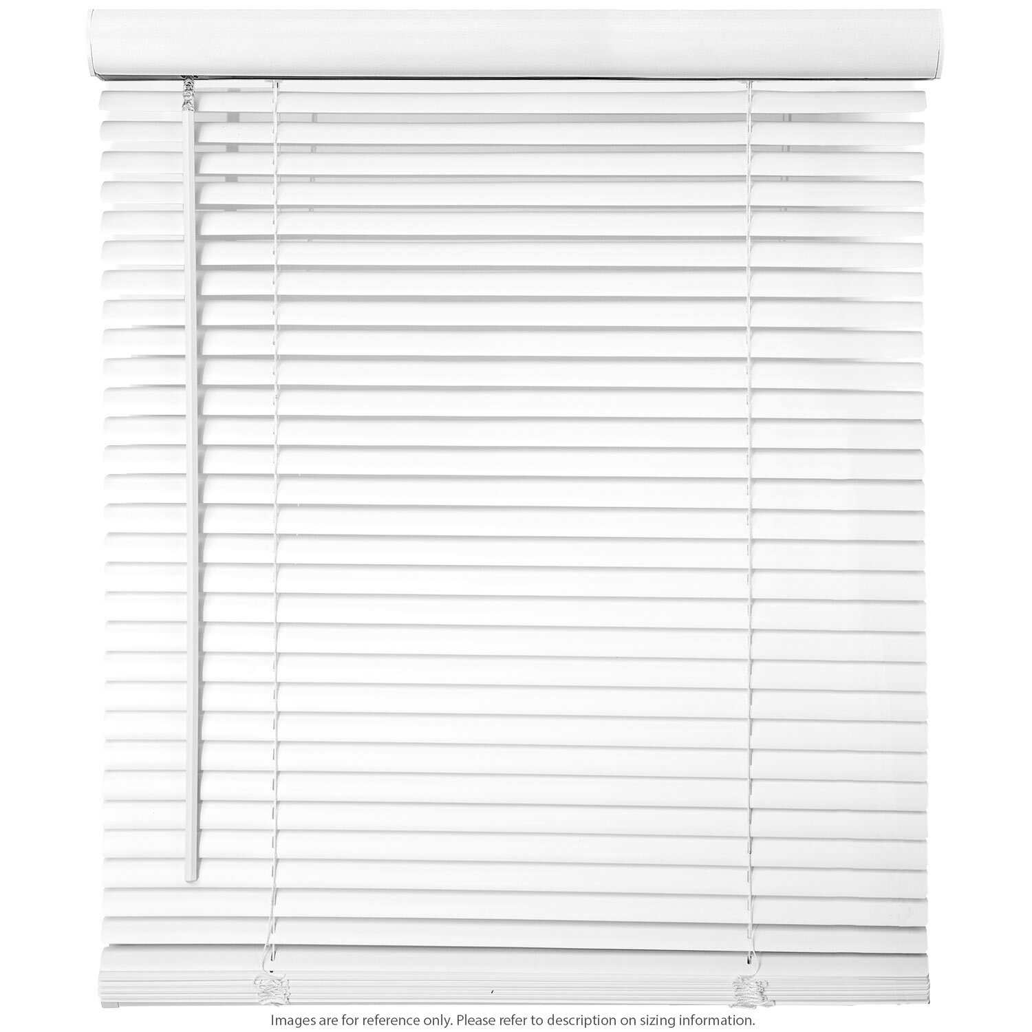 Cordless Window Blinds 1″ Horizontal Privacy Shade – 17″ to 72″ W x 64″ H