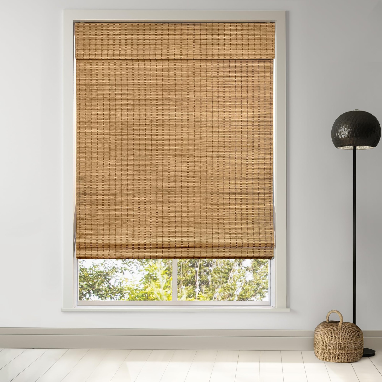 Cordless Roman Shades, Privacy Blinds for Interior Windows, Room Darkening Ro…