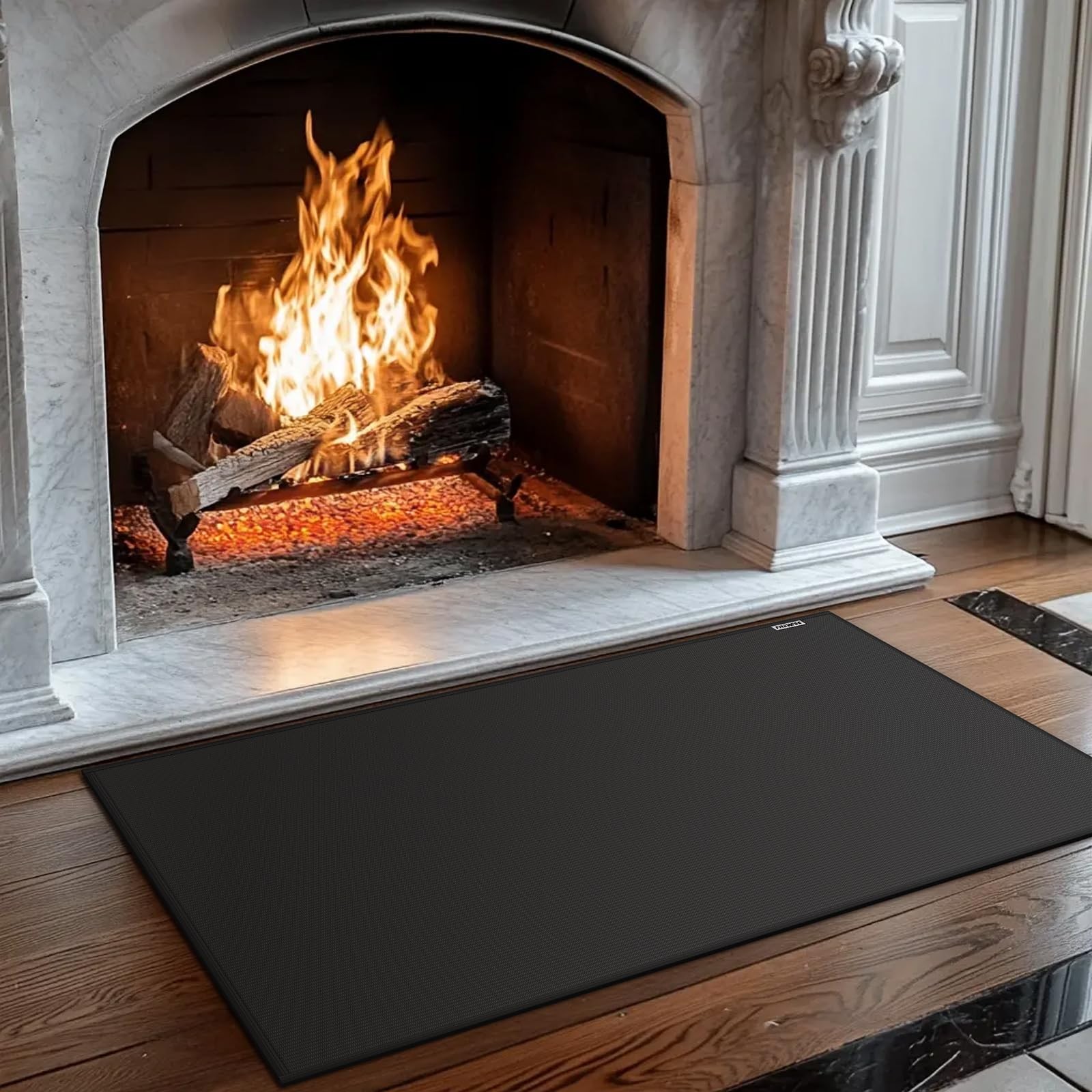 Hearth Rugs for Fireplaces Fire Resistant 48×28 inches Fireplace Mat Area Rug