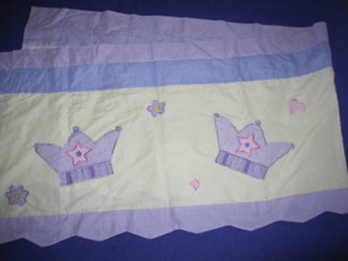 That’s Mine PRINCESS 18″x70″ VALANCE LILAC/WHITE nip
