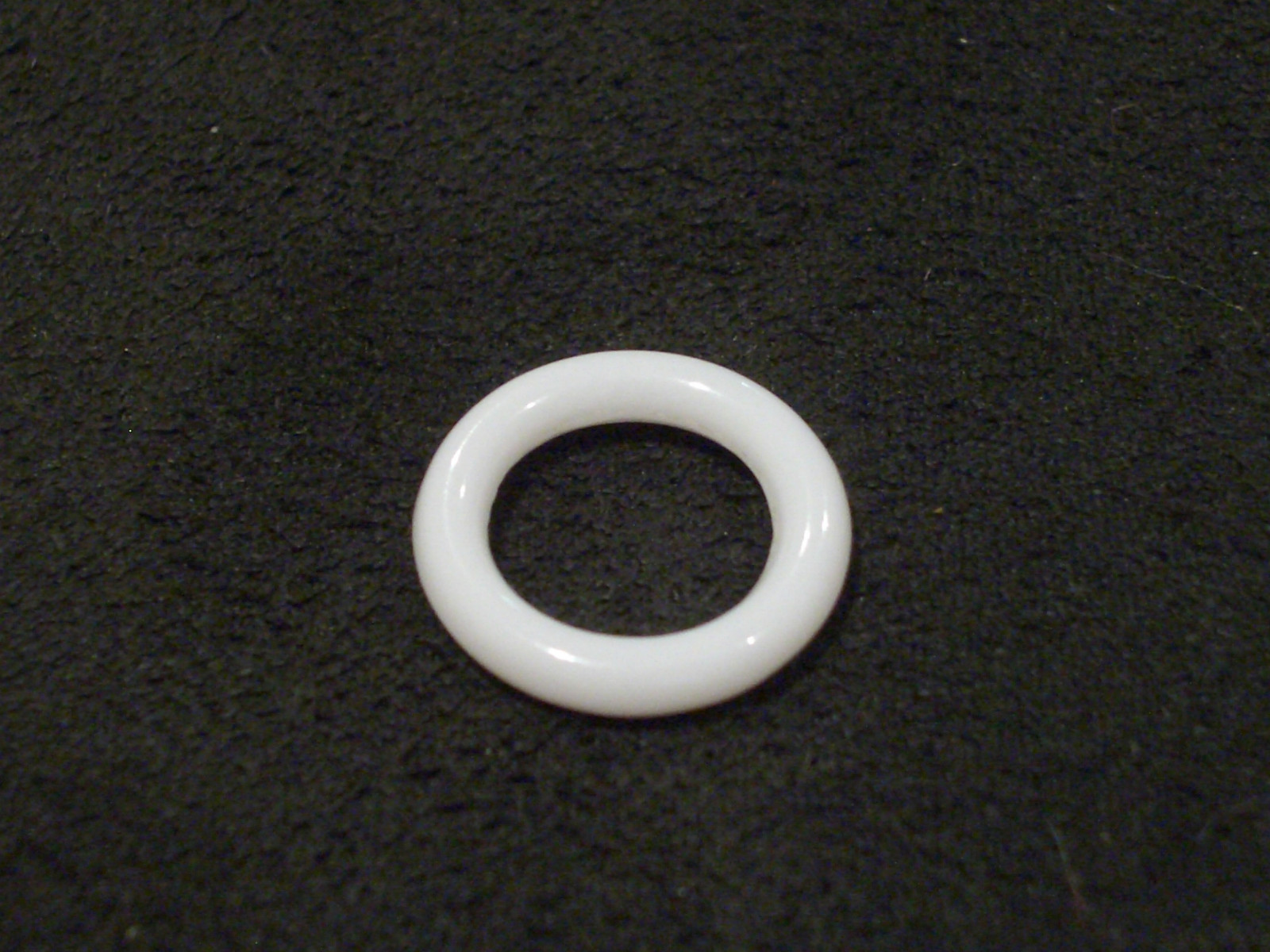50 Sew On Rings For Roman Shades & Tiebacks White Plastic Cord Guide Ships Free
