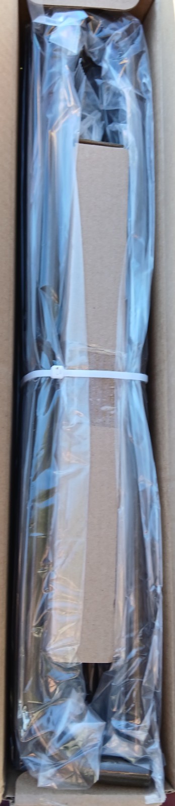 Hei!Dear 2-pack Bronze Blackout Curtain Rods-48-90 In-Wraparound-NEW IN ORIG BX