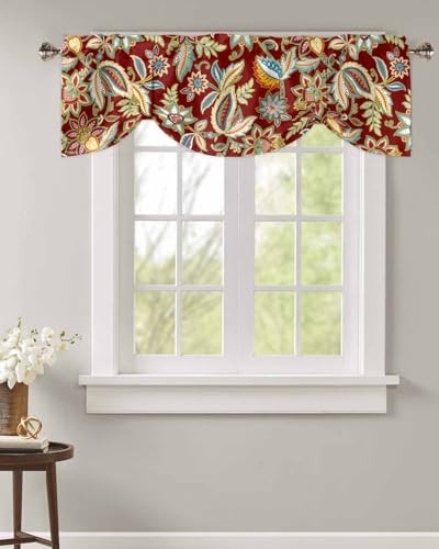 Tie Up Valance Curtain for 18″W x 54″L (Pack of 1) Bohemiangla47564