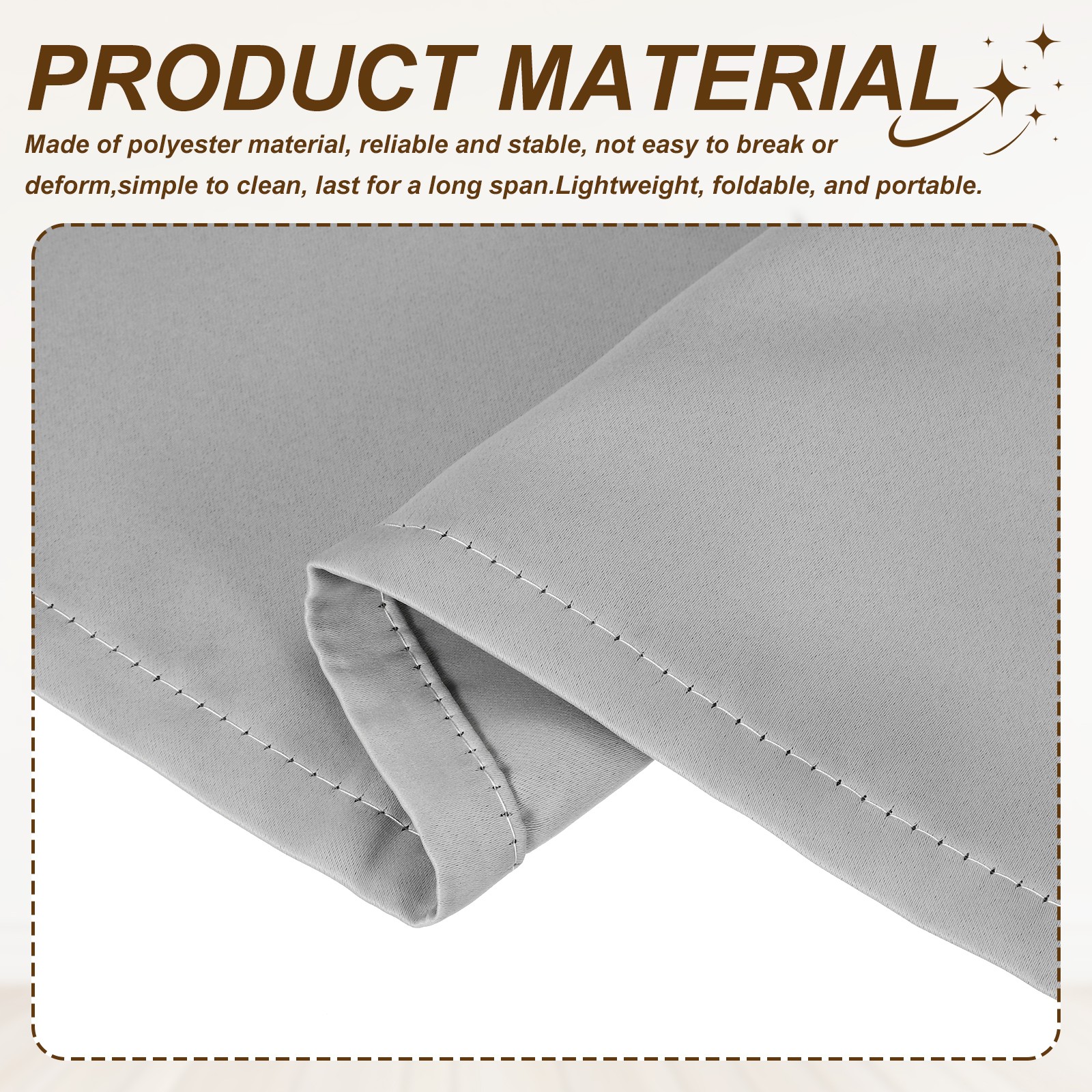 Cubicle Curtain 39×48 Inch Gray Partition Room Divider with Hook Office