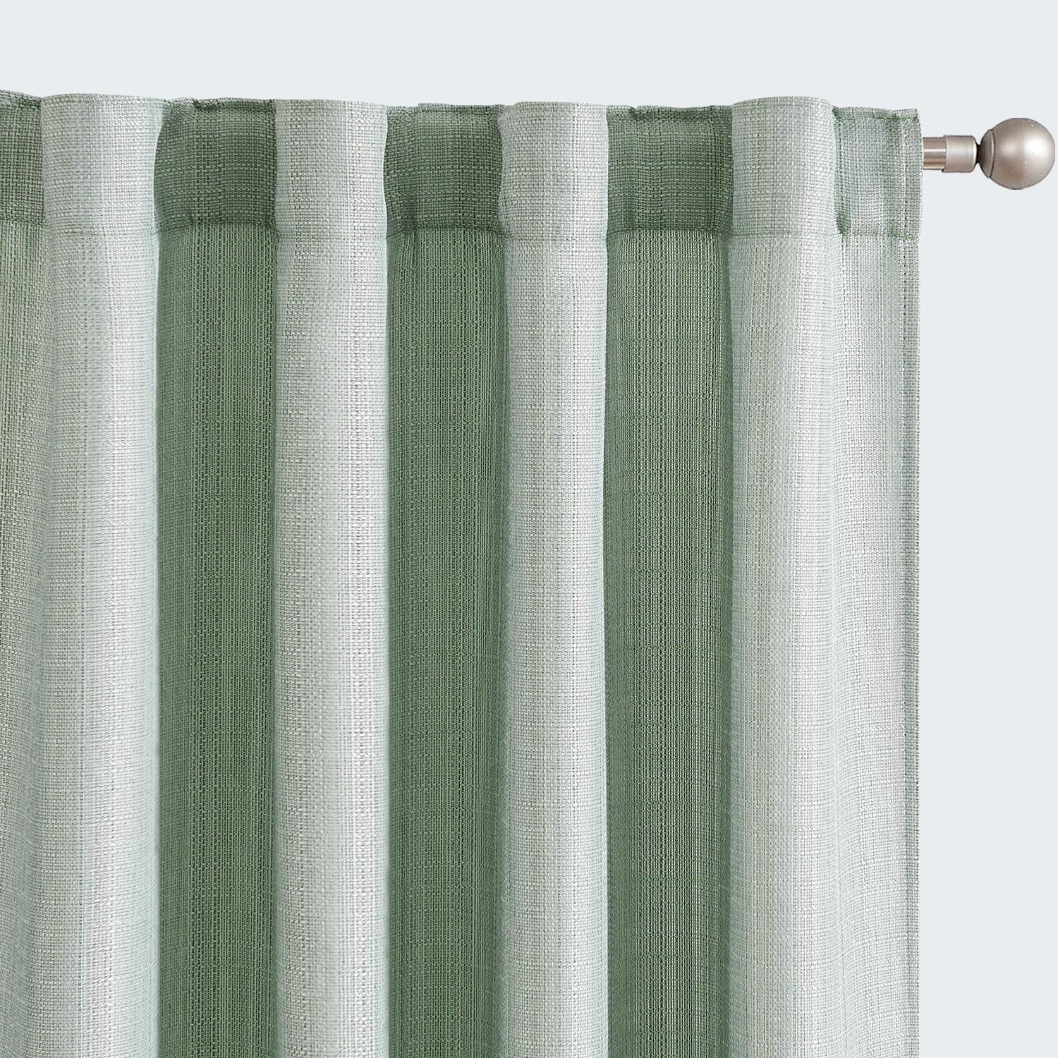 84 » Long Linen Textured Curtains Living Room 2 Panels Back Tab Light Filtering