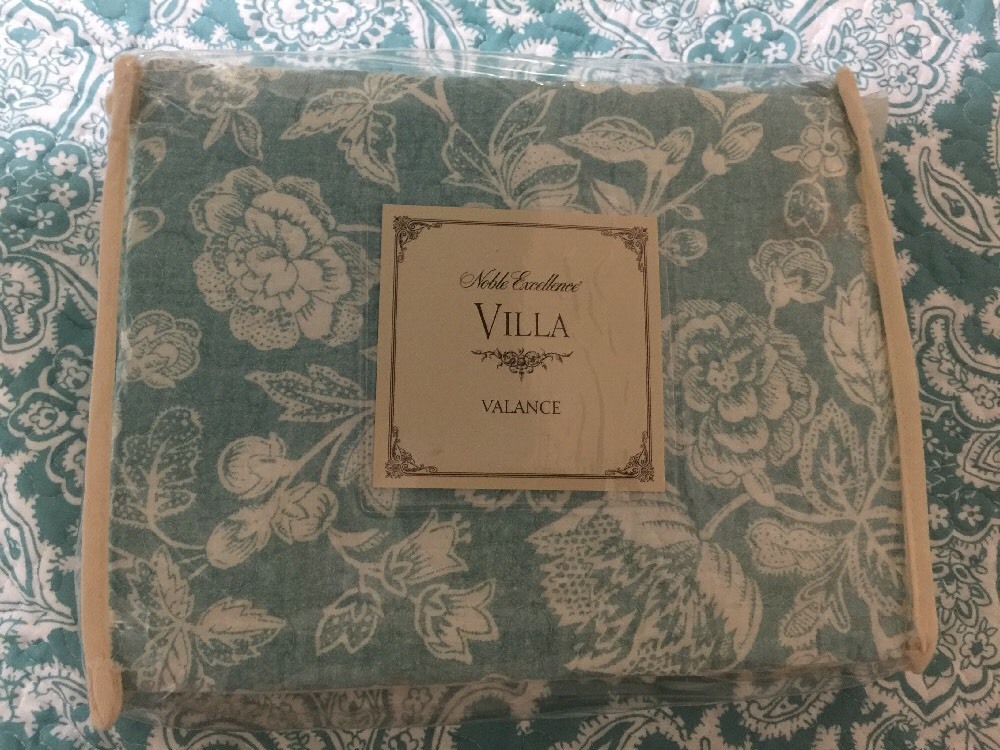 One Noble Excellence Villa Rosa Valance 18 x 60 New