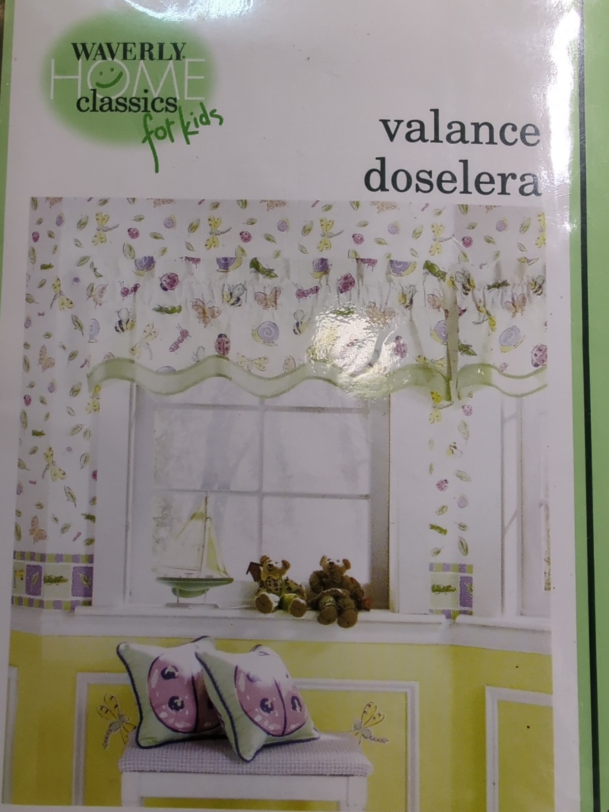 Waverly For Kids Busy Bee Valance, 54” X 14” 2 Packages New In Bag X2