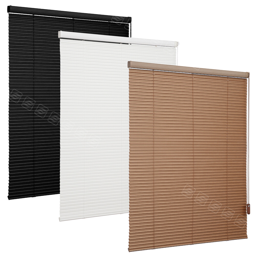 Changshade CUSTOM CUT Corded Mini Blind Window Blinds 1” Vinyl Horizontal Blinds